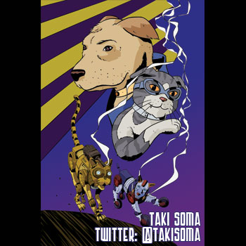 RoboCatz vs. Thunder Dogs Fan Art by Comics Artist Taki Soma